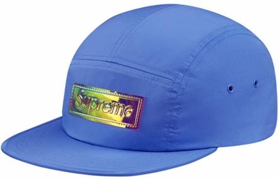 【正規品2024】supreme iridescent logo camp cap 17ss 帽子
