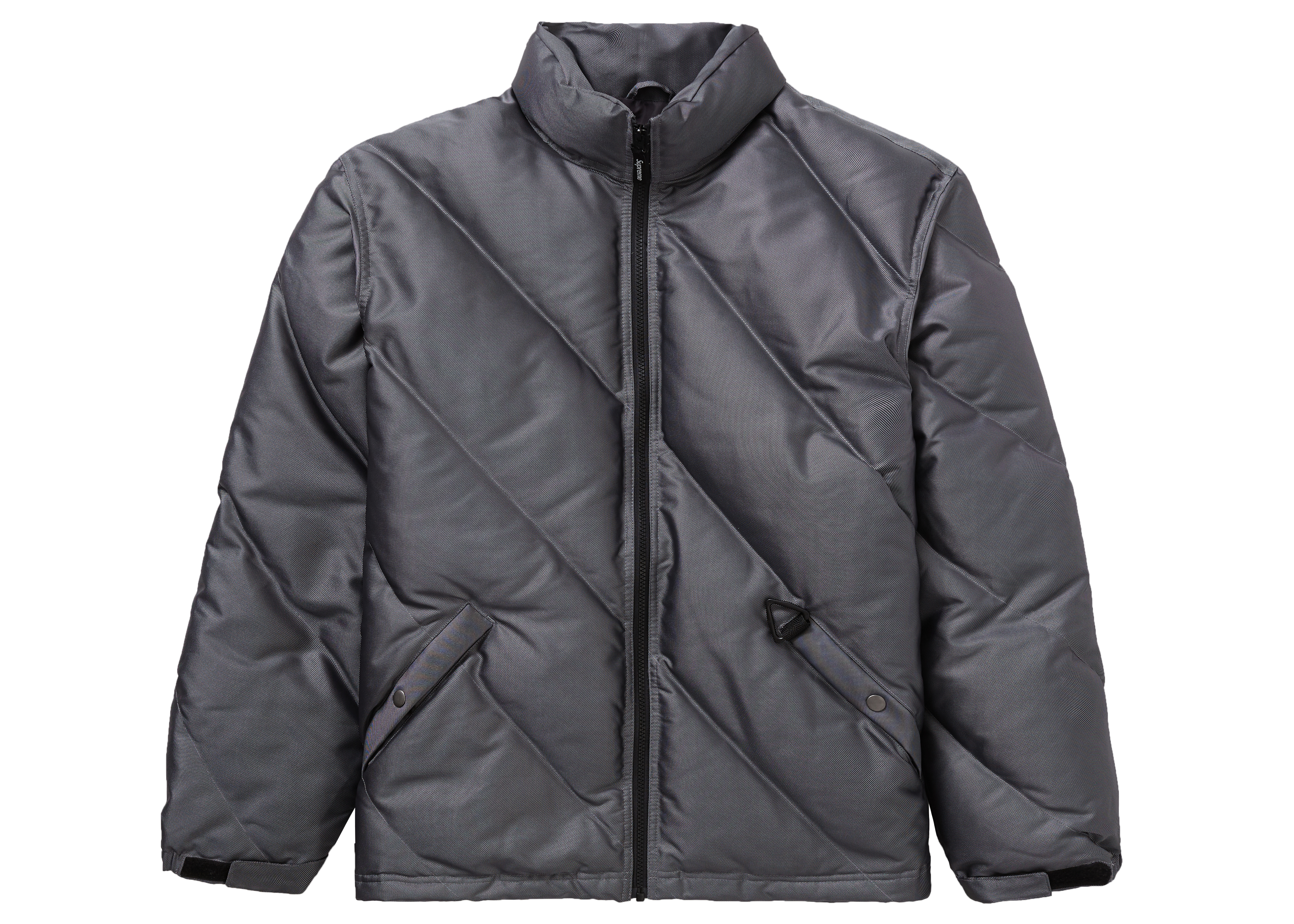 Iridescent Puffy Jacket(size:S/black)