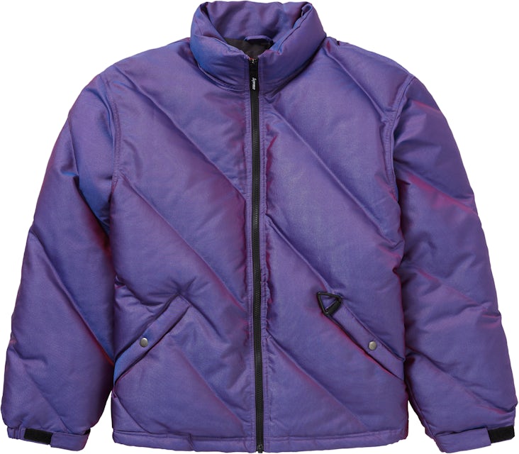 supreme Iridescent Puffy Jacket XL