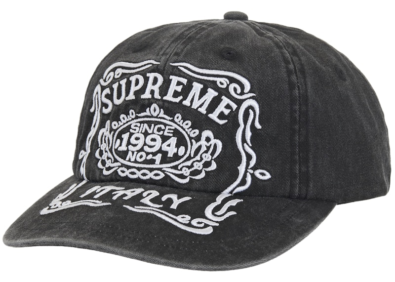Supreme Italy 6-Panel Black - JP