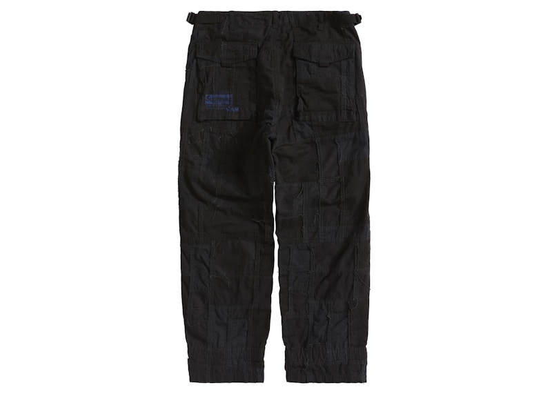 Supreme JUNYA WATANABE CDG MAN Printed Work Pant Black Men's 