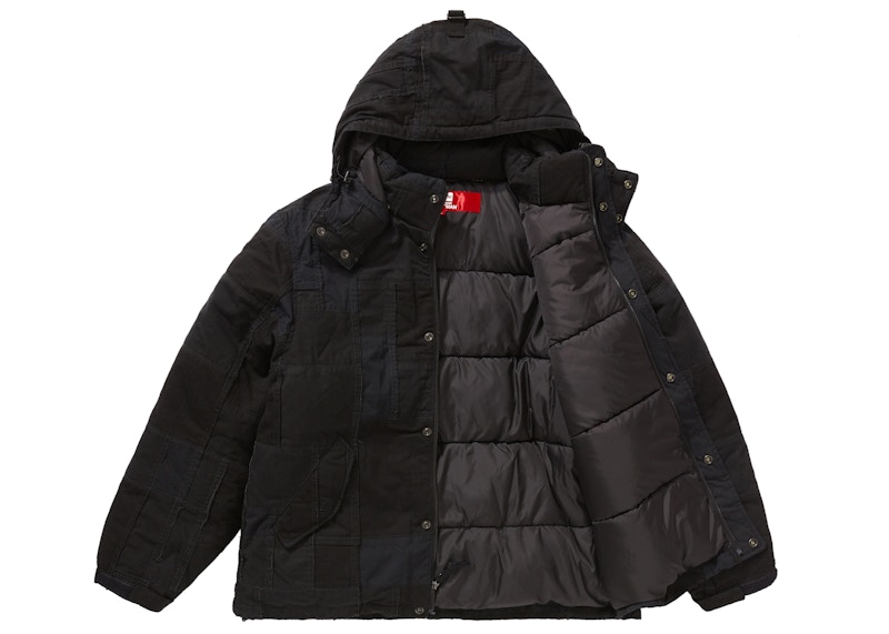 Supreme JUNYA WATANABE CDG MAN Patchwork Puffy Jacket Black