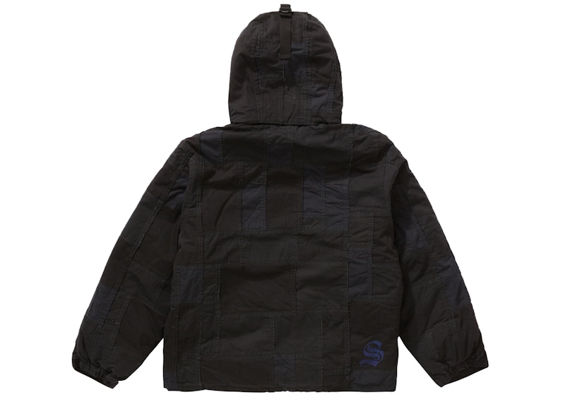 Supreme JUNYA WATANABE CDG MAN Patchwork Puffy Jacket Black Men's