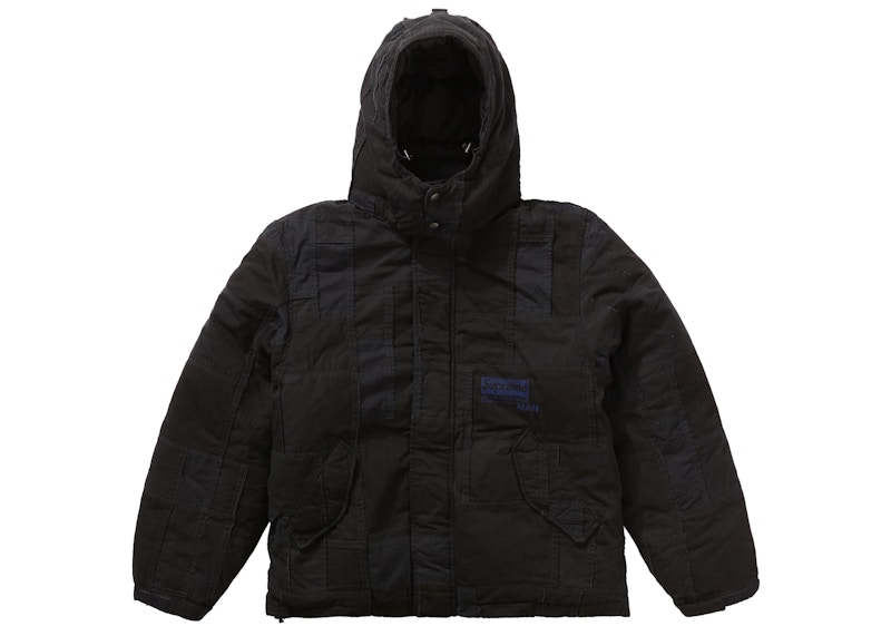 Supreme JUNYA WATANABE CDG MAN Patchwork Puffy Jacket Black Men's ...