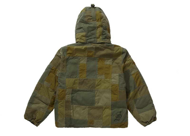 Supreme JUNYA WATANABE CDG MAN Patchwork Puffy Jacket Olive メンズ ...