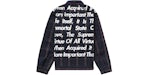 Supreme JUNYA WATANABE CDG MAN Bedruckte Arbeitsjacke Marineblau Karo
