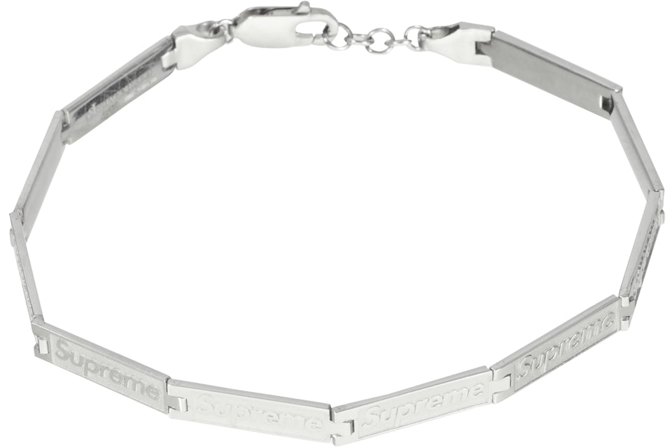 Supreme Jacob & Co Logo Link Bracelet
