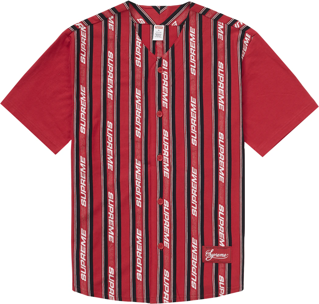supreme shirts, baseball jersey, red, black, supreme, baseball tee