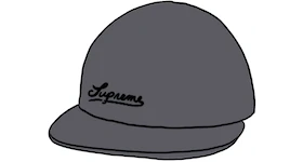 Supreme Jacquard Logos Denim 6-Panel Black