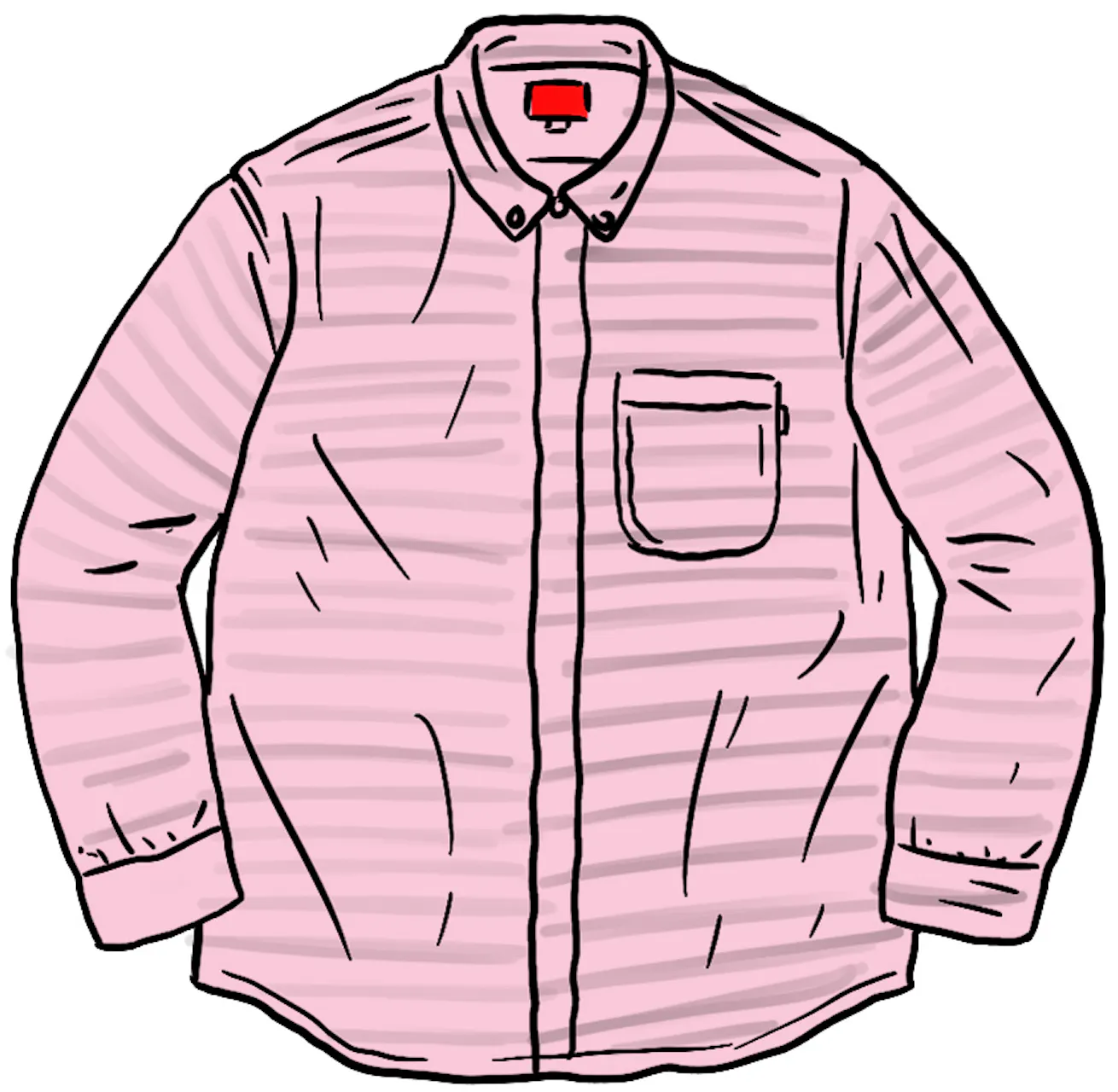 Supreme Jacquard Logos Denim Shirt Pink - SS20