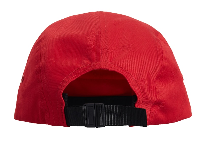 Supreme Jacquard Logos Twill Camp Cap Red - FW19 - CN