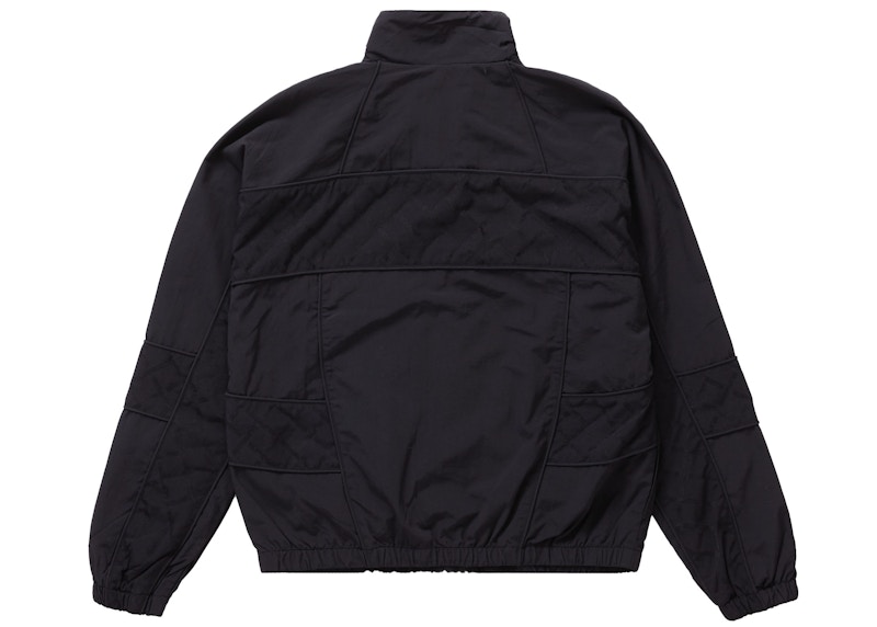 Supreme Jacquard Panel Track Jacket Black Men's - FW22 - US