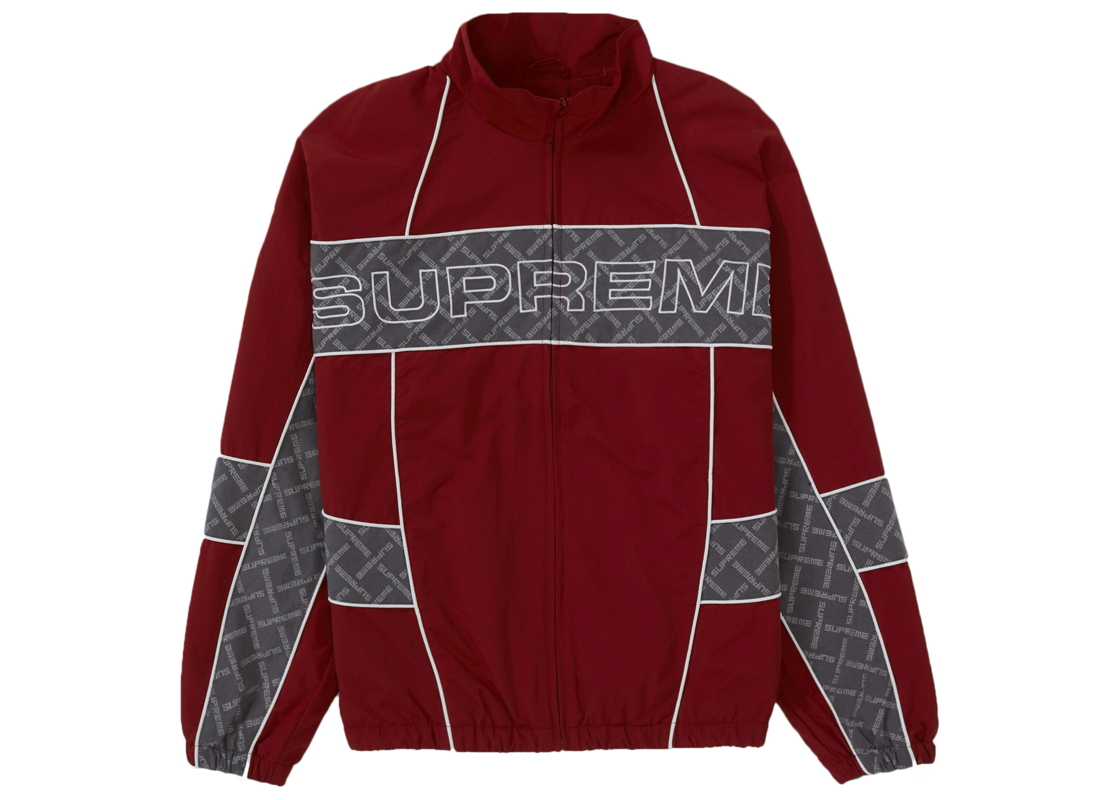 supreme jacquard panel track jacket-