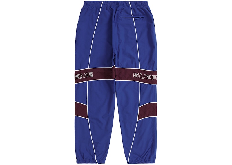 Supreme Jacquard Panel Track Pant Royal