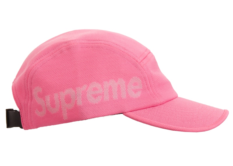 Supreme Jacquard Pique Camp Cap Pink - SS21 - CN