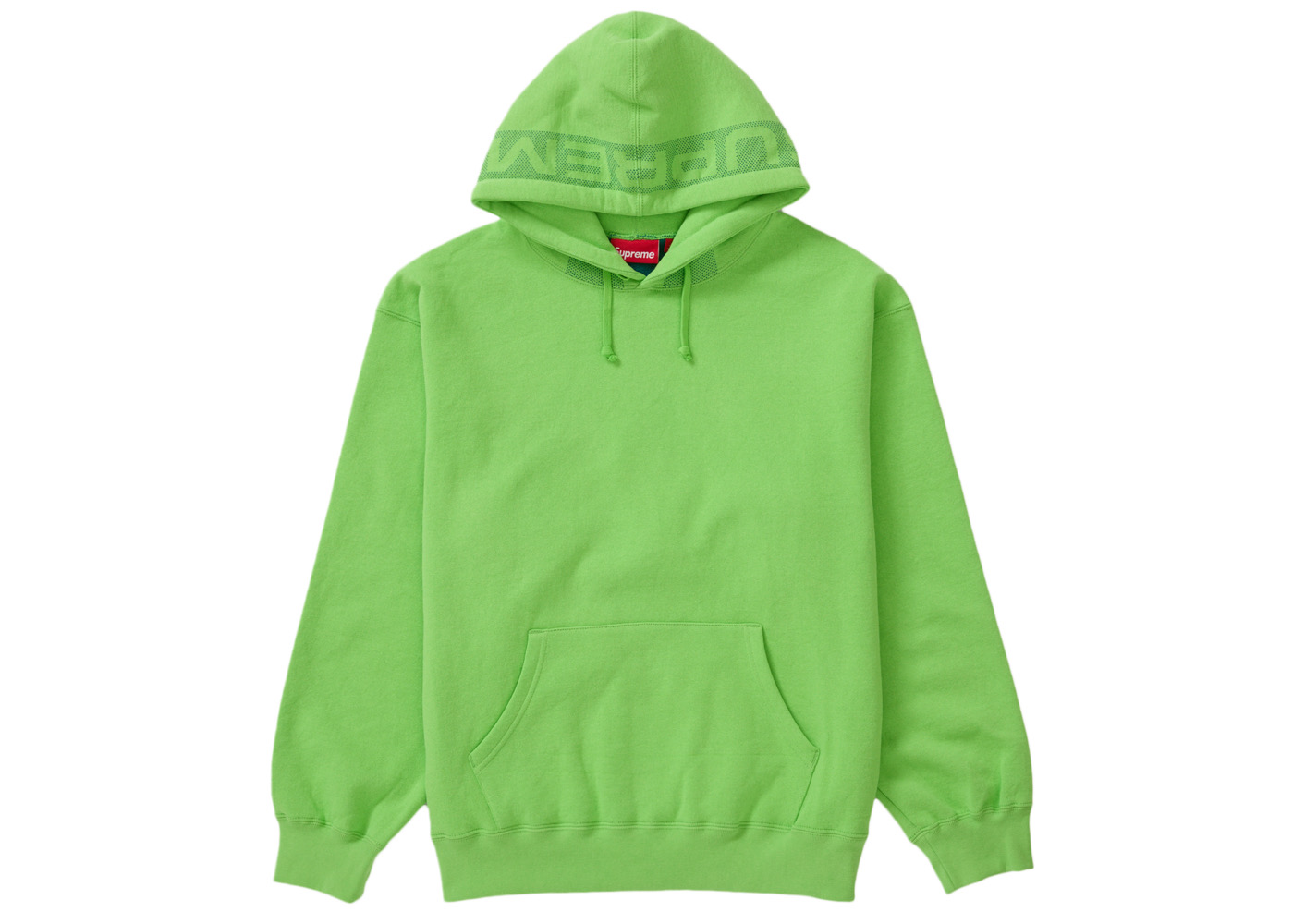 Supreme Jacquard Stripe Hooded Sweatshirt Bright Green