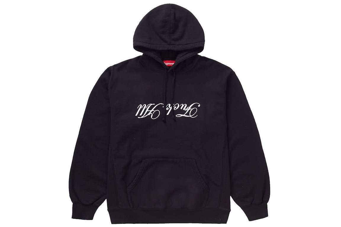 Click to view more detailed imagery on our partner's website Pre-owned Supreme Jamie Reid Fuck All Hooded Sweatshirt Black