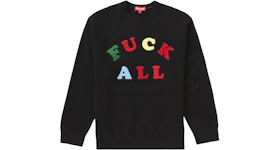 Supreme Jamie Reid Fuck All Sweater Black