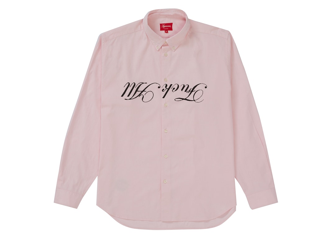 Pre-owned Supreme Jamie Reid Fuck All Shirt Light Pink