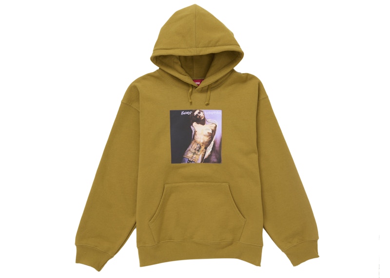 Supreme Jane’s Addiction Hooded Sweat Jane's Addiction Hooded Sweatshirt Dark Mustard Men's - FW24