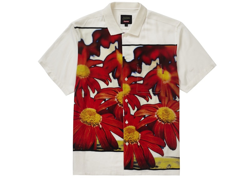 Supreme Jean Paul Gaultier Flower Power Rayon Shirt White Men's - SS19 - US