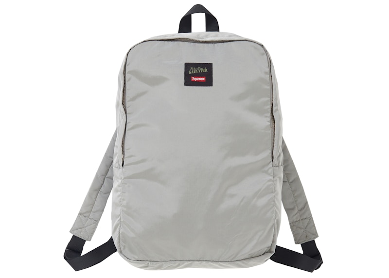 Supreme Jean Paul Gaultier Reversible Backpack MA-1 Silver Men's