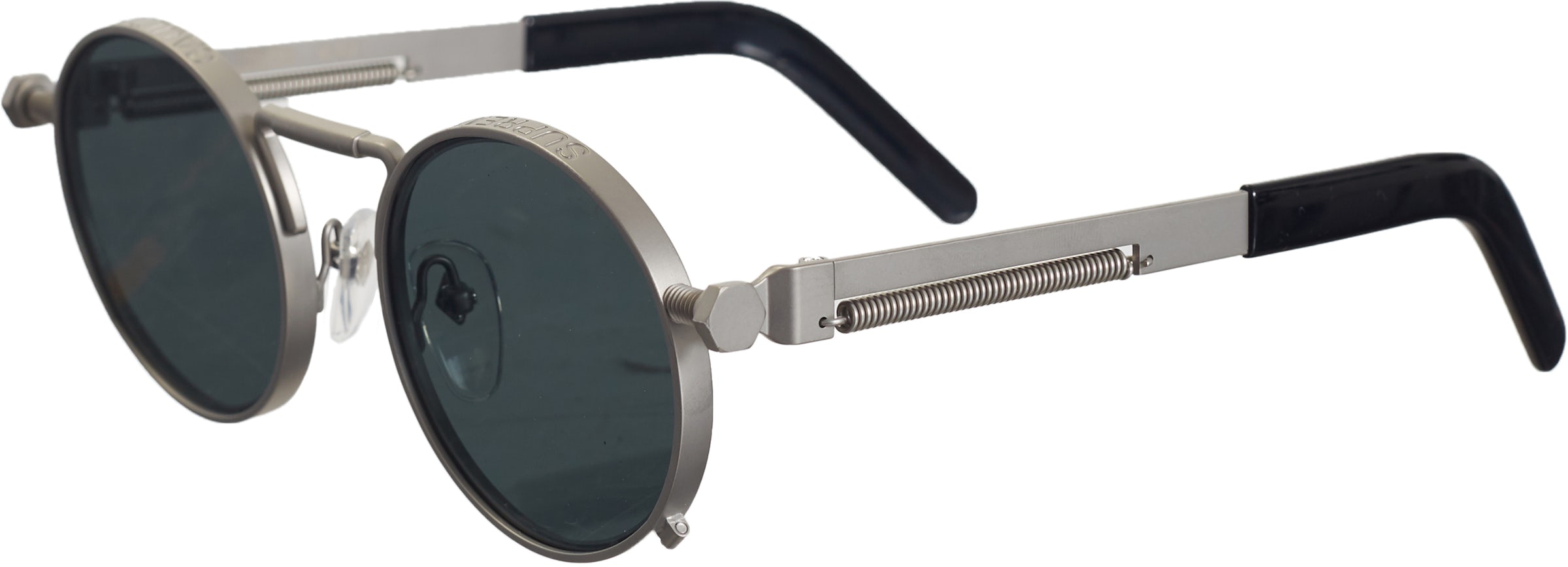 Louis Vuitton The LV Round Sunglasses Silver/Black (Z1764U) in Silver Metal  - US