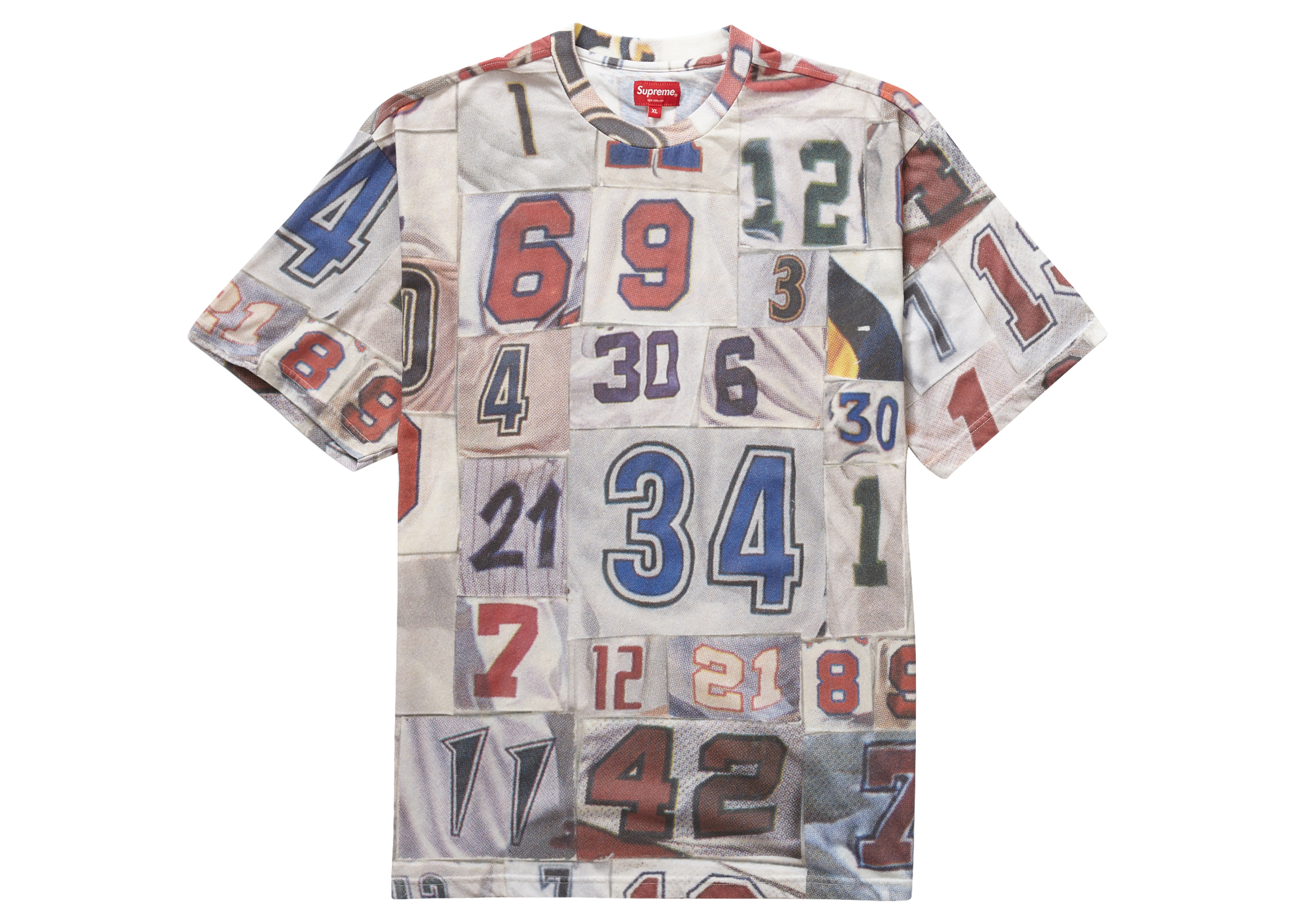 Supreme Jersey Collage S/S Top White Men's - SS23 - US