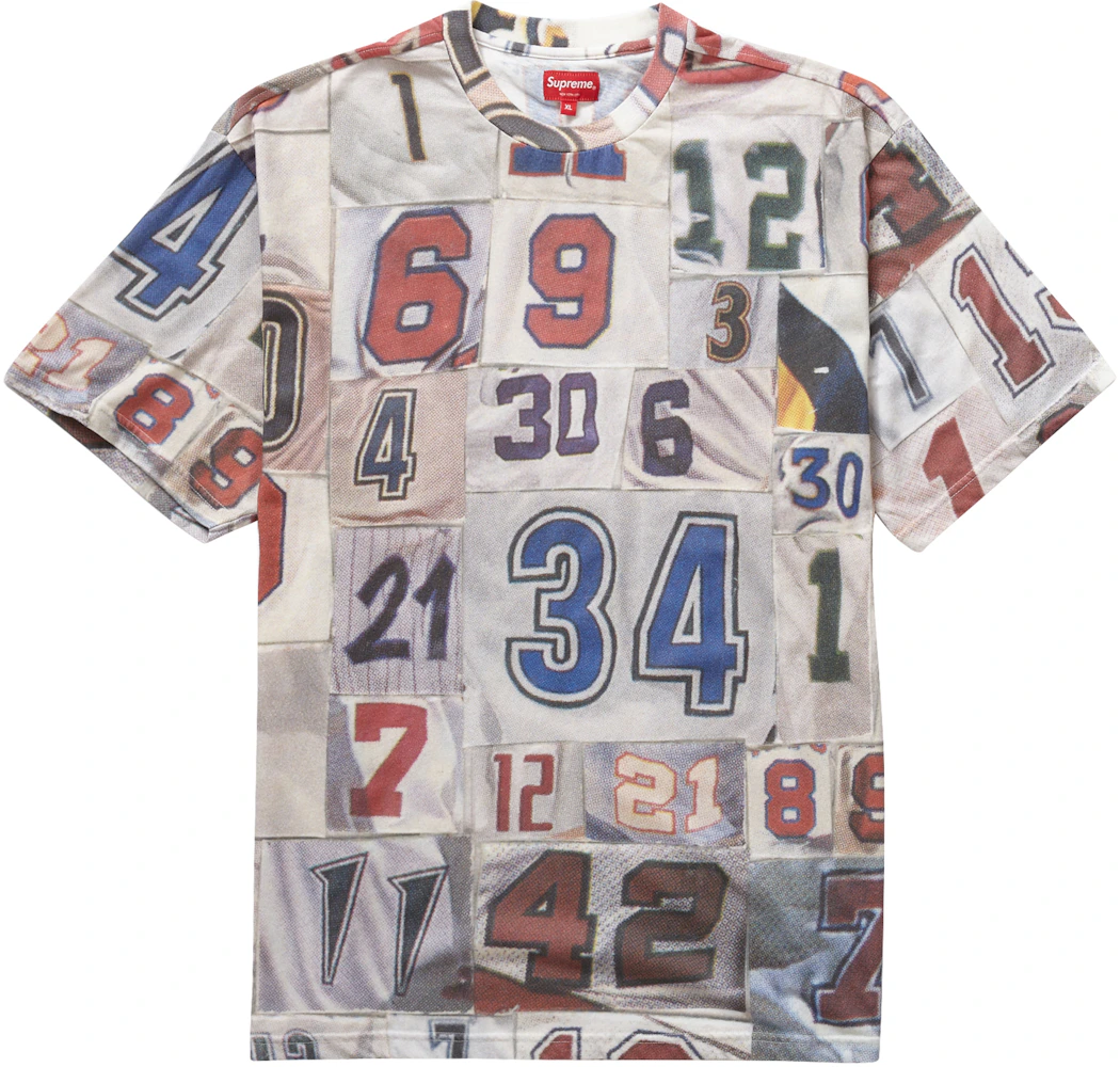Supreme Jersey Collage S/S Top White Men's - SS23 - US
