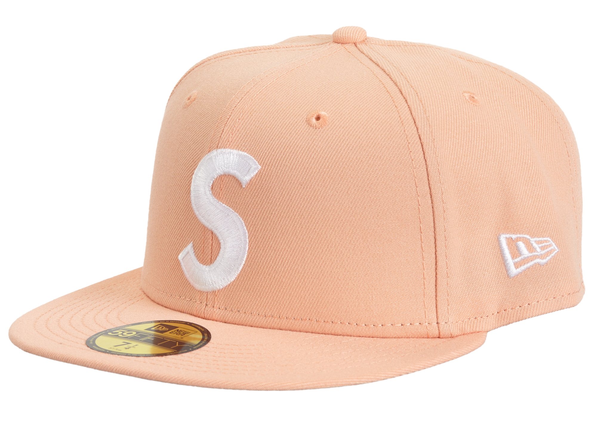 Supreme Jesus Piece S Logo New Era 59Fifty Hat Light Pink - FW23 - CN