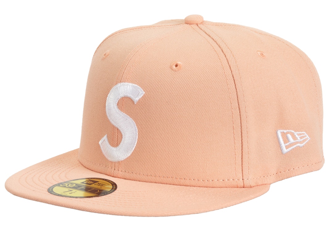 Pre-owned Supreme Jesus Piece S Logo New Era 59fifty Hat Light Pink