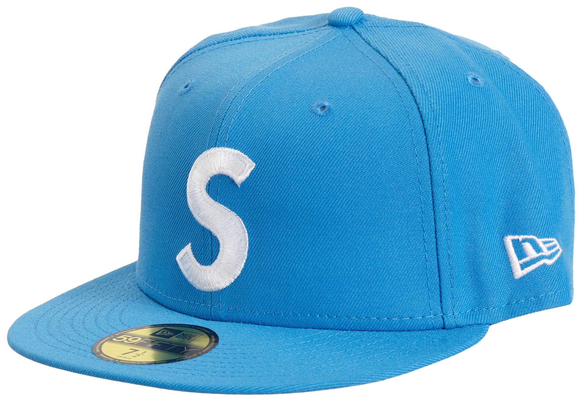 Supreme Jesus Piece S Logo New Era 59Fifty Hat Blue - FW23 - JP