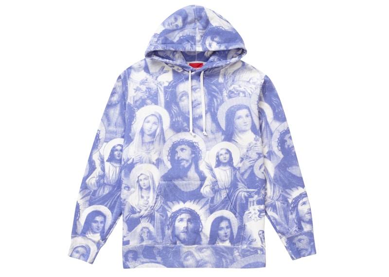 18aw Supreme Jesus and Mary Hooded