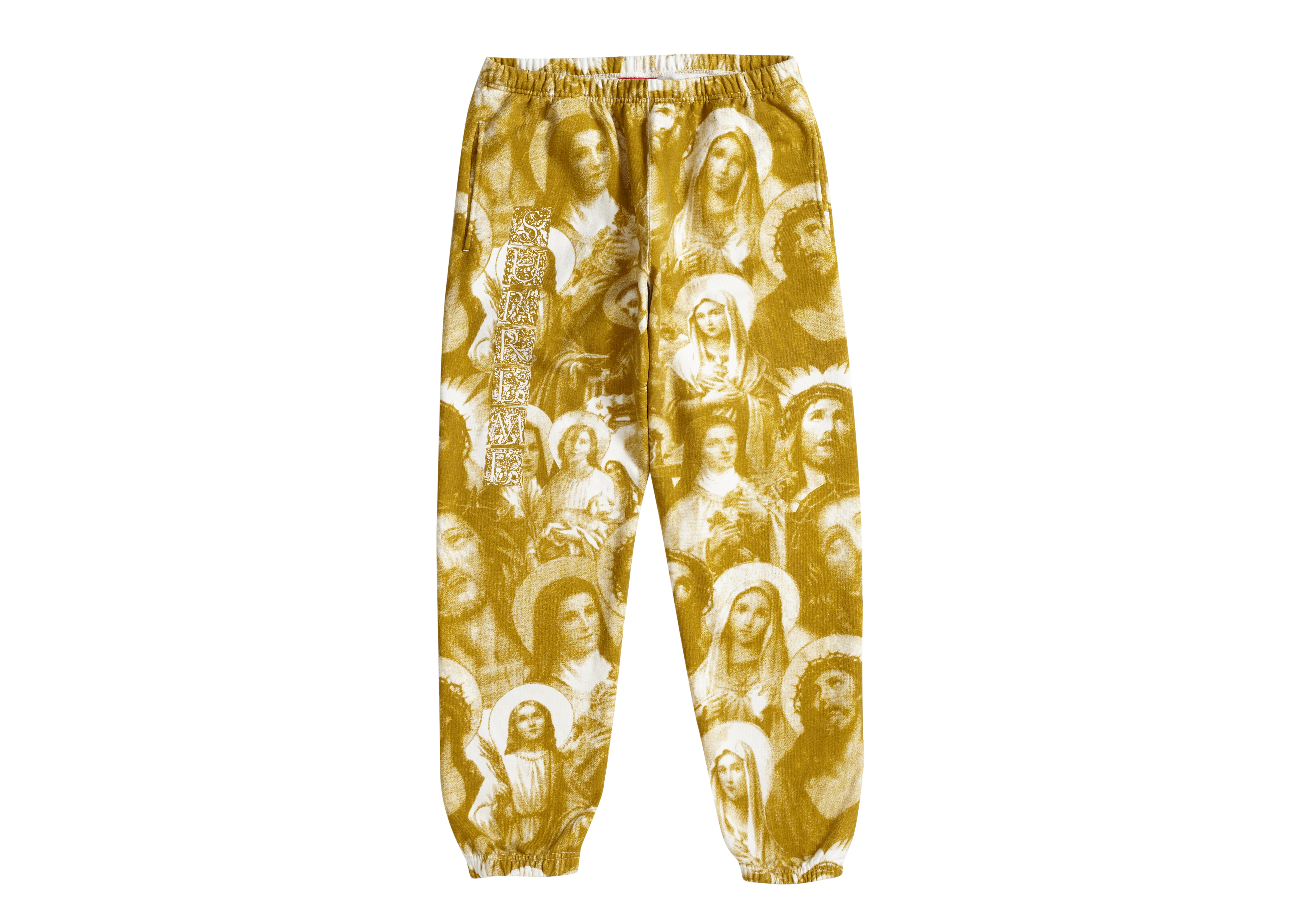 Supreme Jesus and Mary Sweatpant Gold - FW18 - US