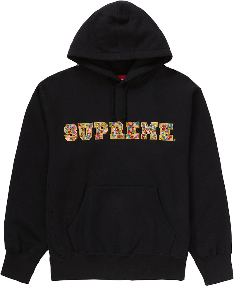 Supreme Jewels Hooded Sweatshirt (FW20) Black - FW20