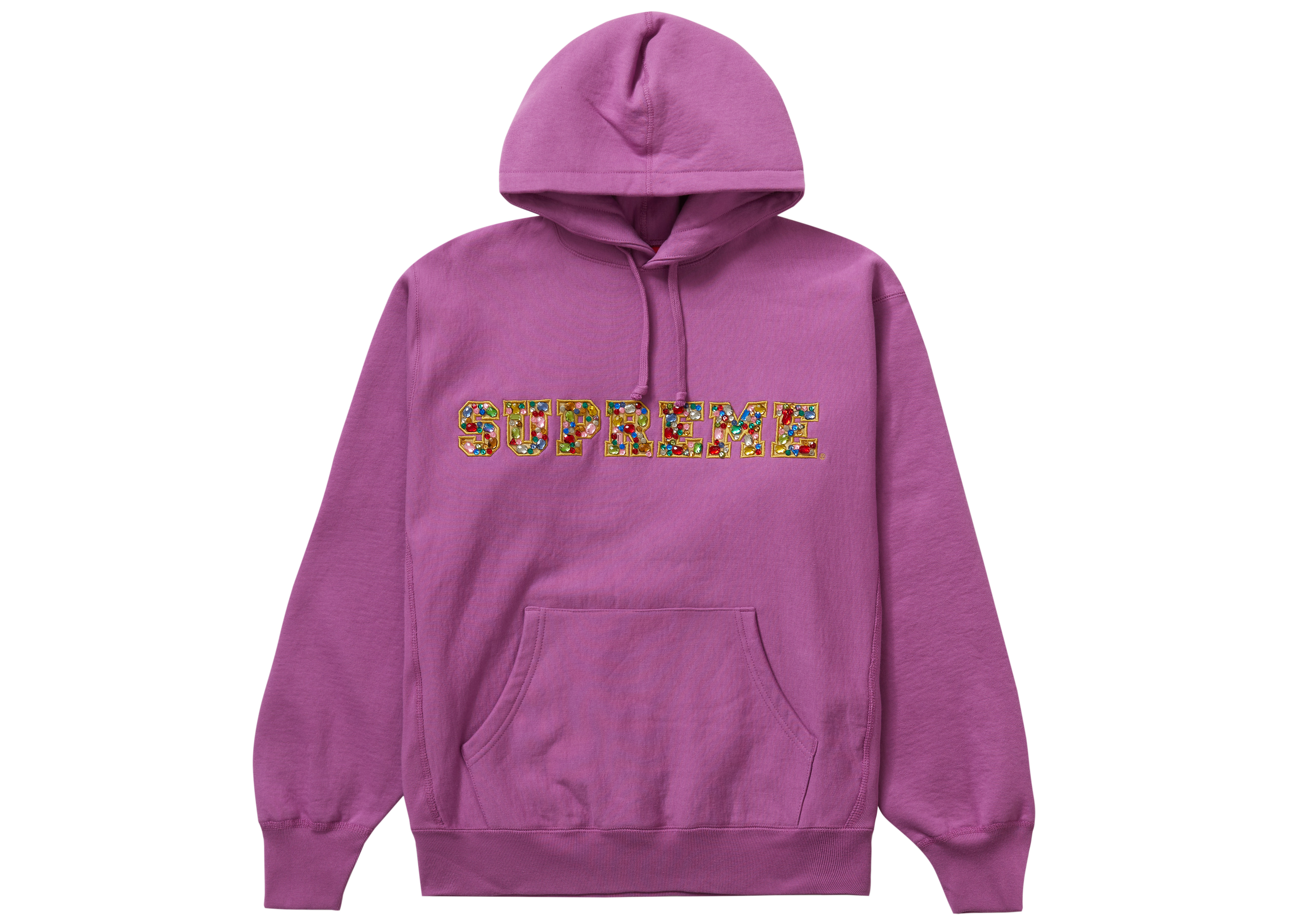 Supreme Jewels Hooded Sweatshirt (FW20) Bright Purple Men's - FW20