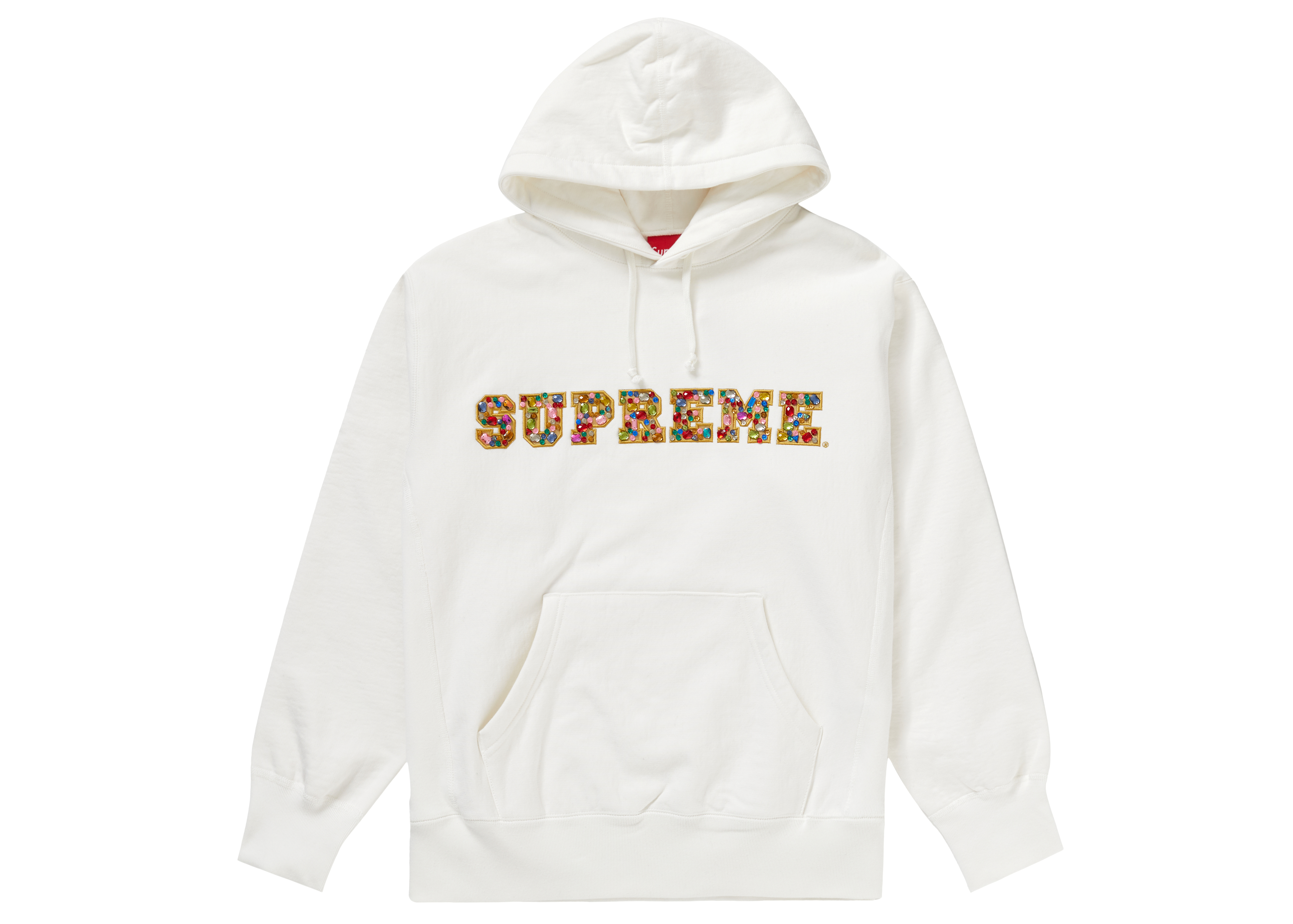 海外ブランド  Supreme 2020F/W sweatshir hooded jewels パーカー