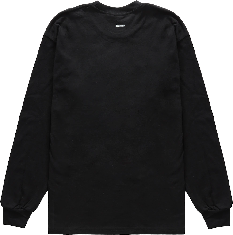 T-shirt Supreme Black size L International in Cotton - 24918816