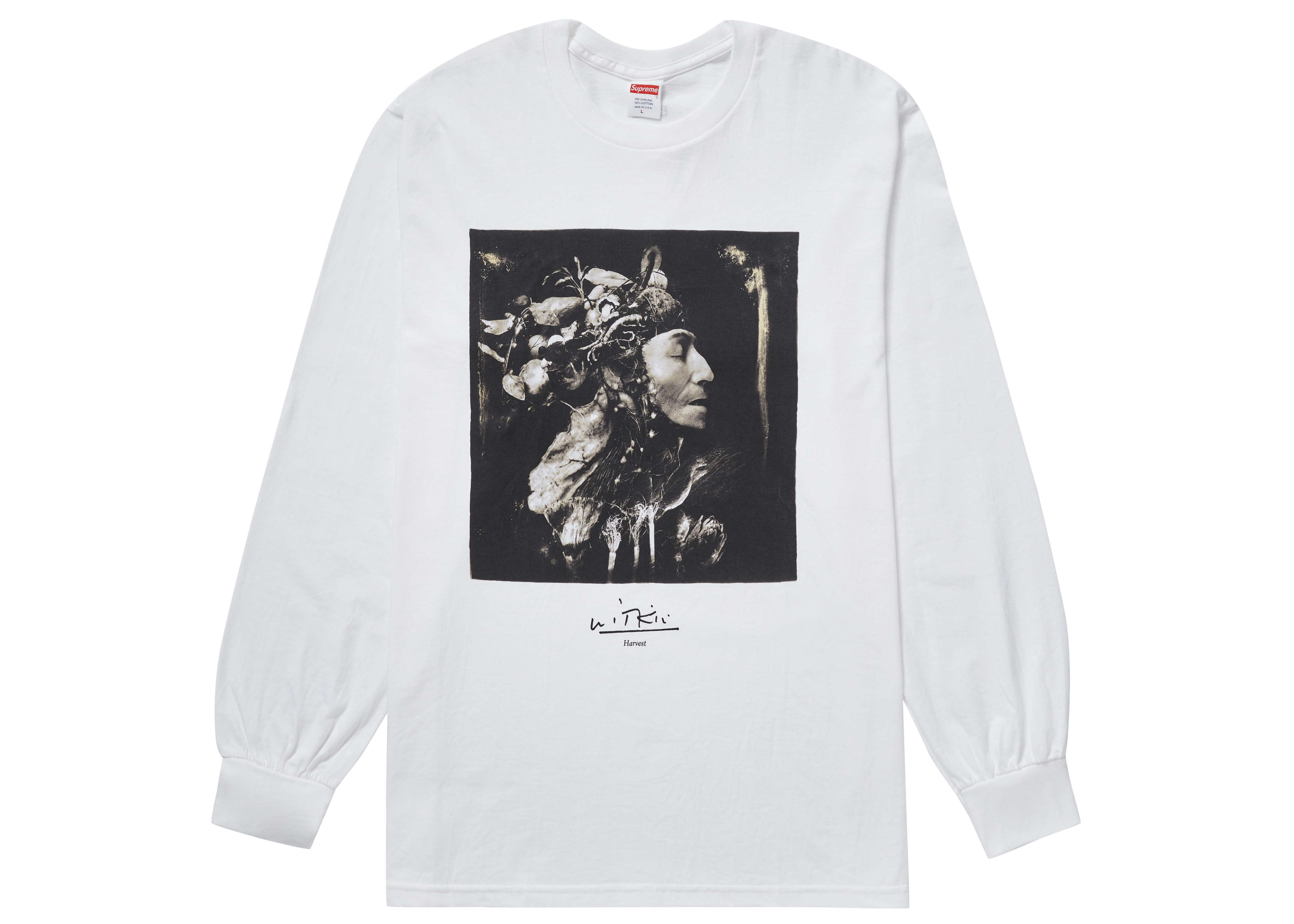 Supreme Joel-Peter Witkin Harvest L/S Tee White Men's - FW20 - US