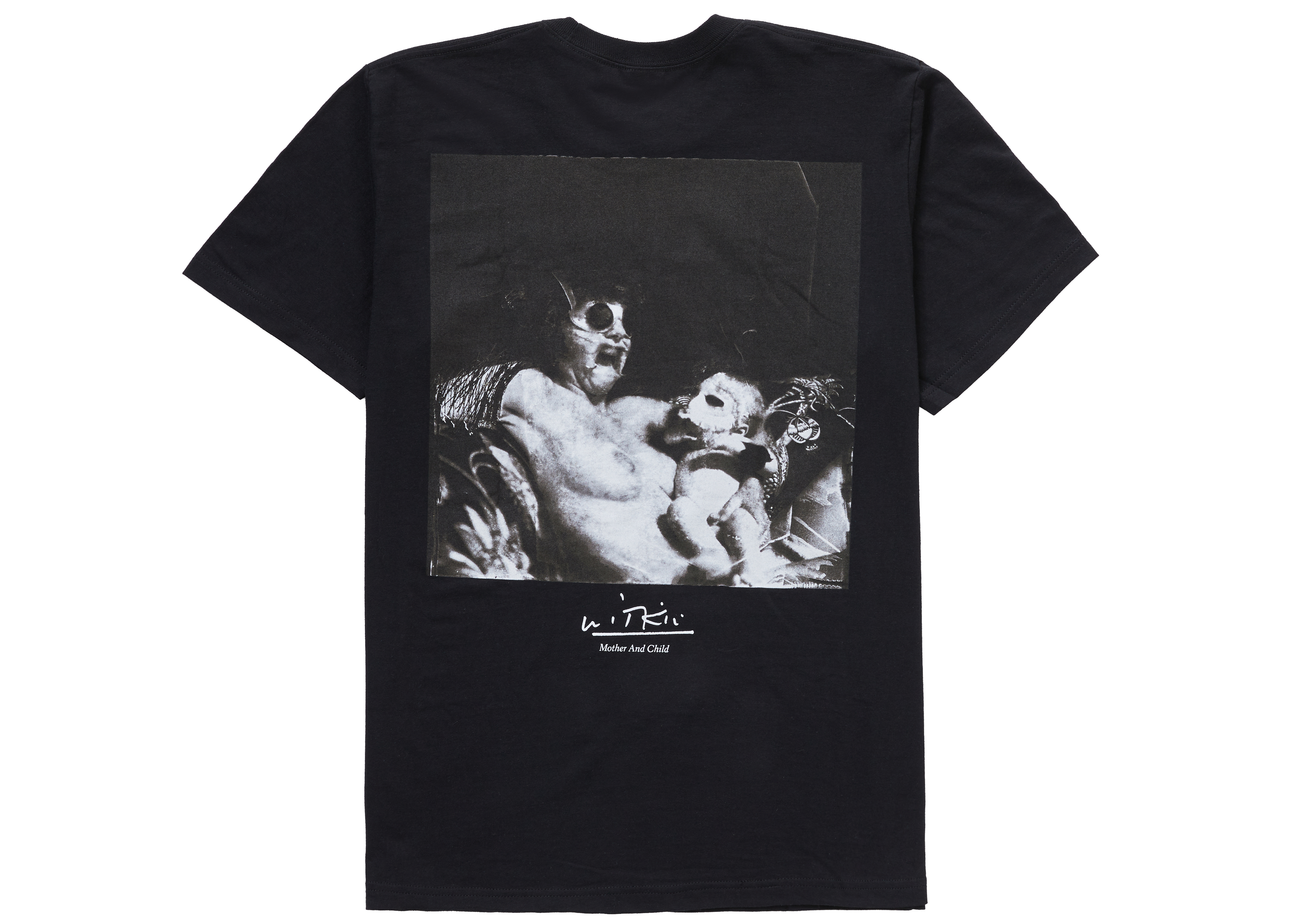 Supreme Joel-Peter Witkin Mother and Child Tee Black Men's - FW20 - US