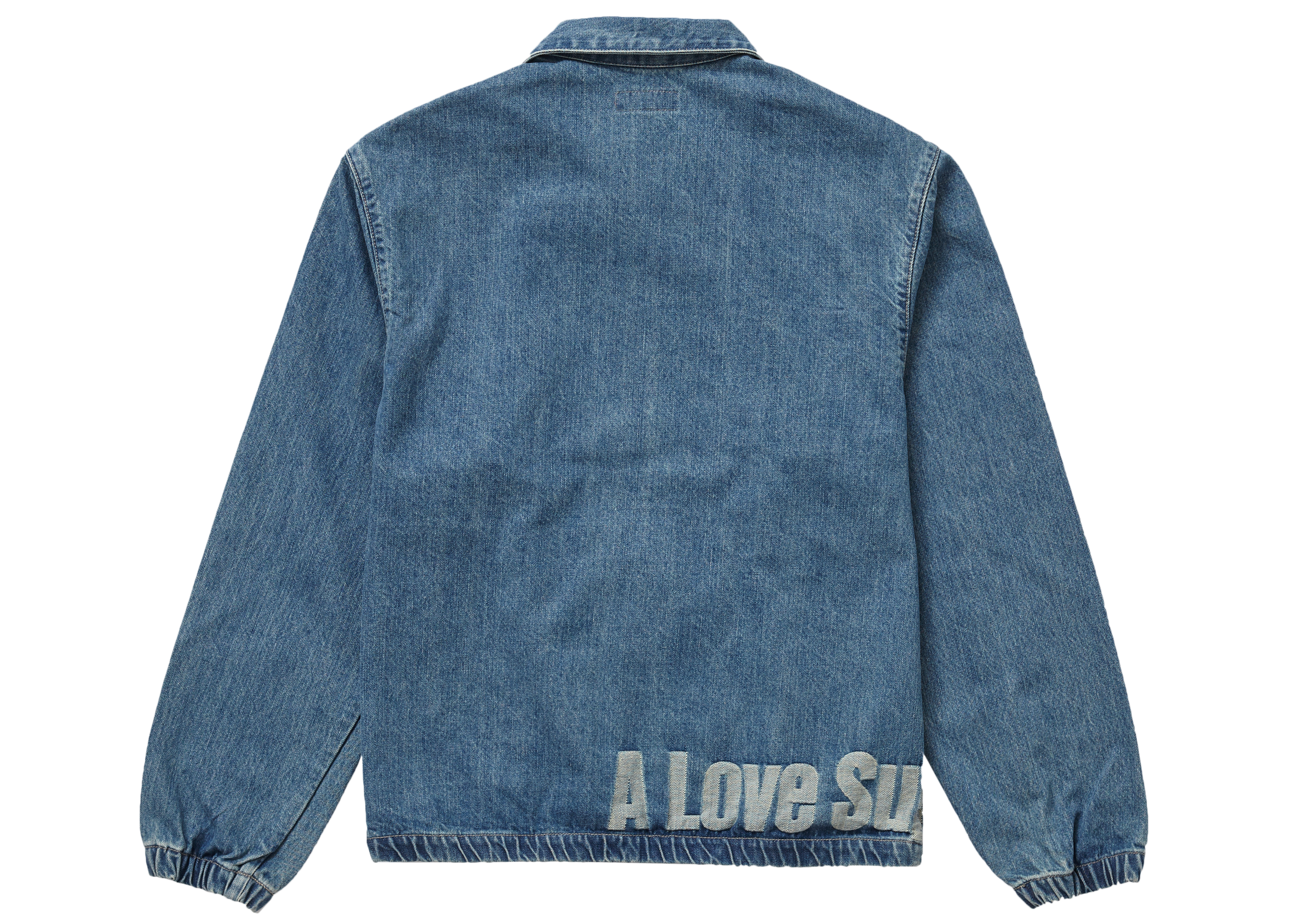 Supreme John Coltrane A Love Supreme Denim Harrington Jacket Blue