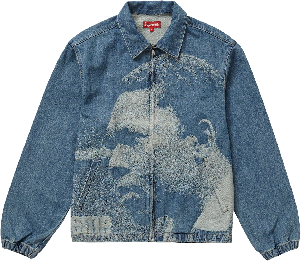 Supreme John Coltrane A Love Supreme Denim Harrington Jacket Blue