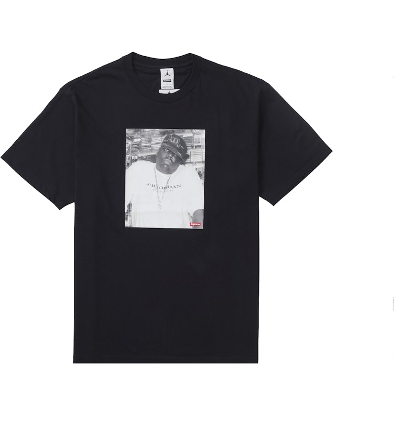 Supreme Jordan Biggie S S Top Black Men's FW24 US