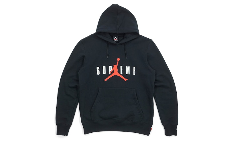 Supreme Jordan Hooded Pullover Black 