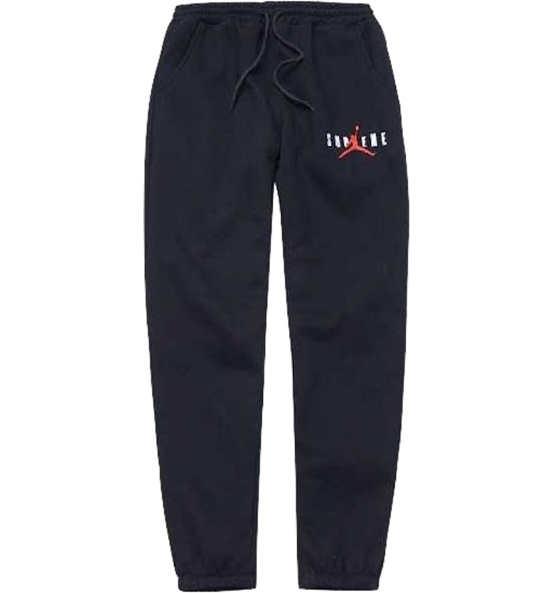 Supreme®/Jordan® Sweatpant Supreme Jordan Sweatpant Black Men's - FW15 - US