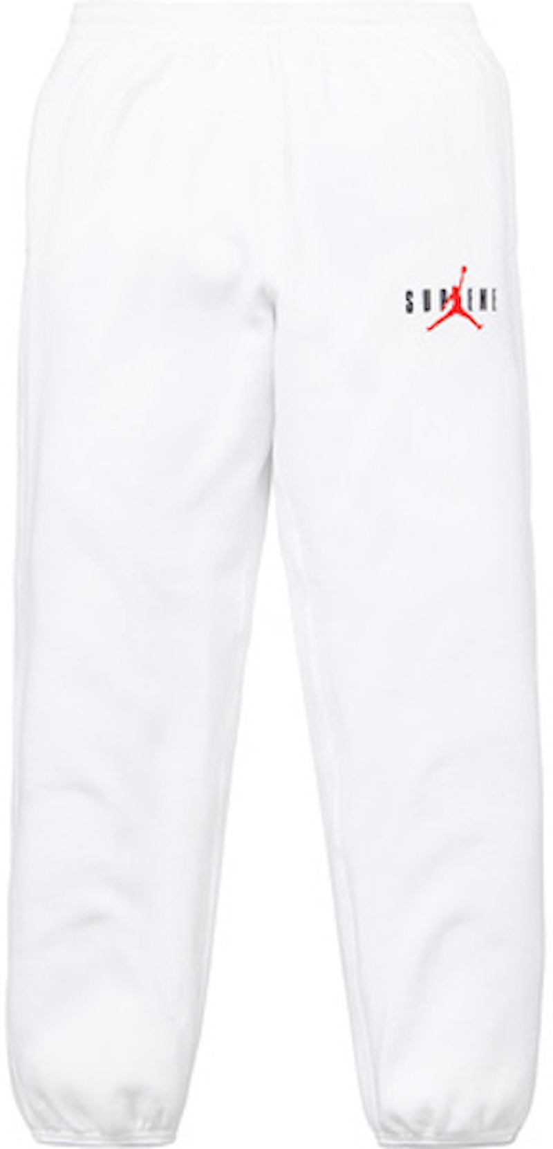 White deals jordan sweatpants