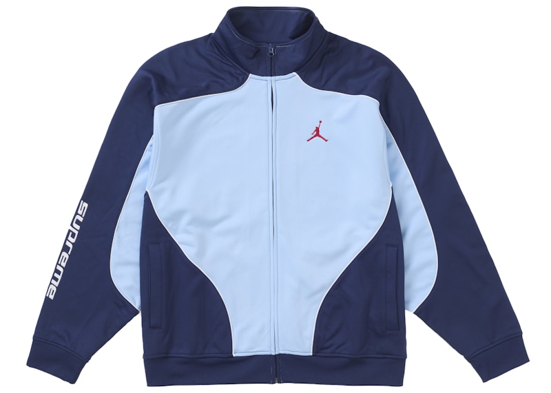 Supreme Jordan Tricot Track Jacket Light Blue Men s FW24 US