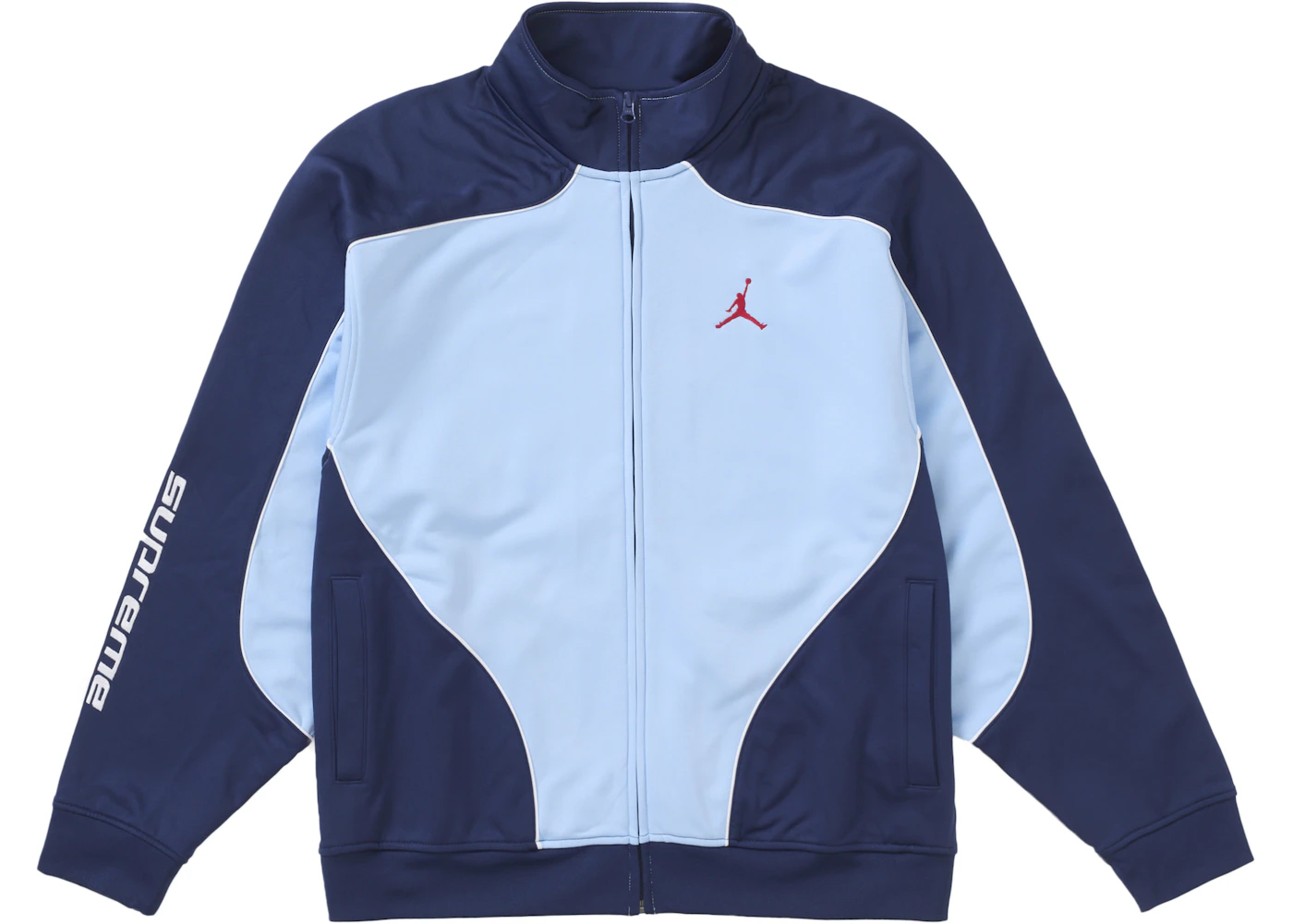 Supreme Jordan Tricot Track Jacket Light Blue Men's FW24 US