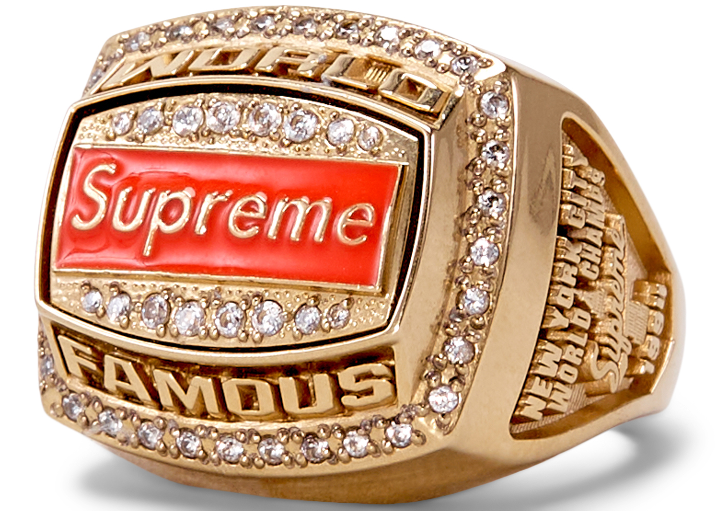 Supreme Jostens World Famous Champion Ring Gold