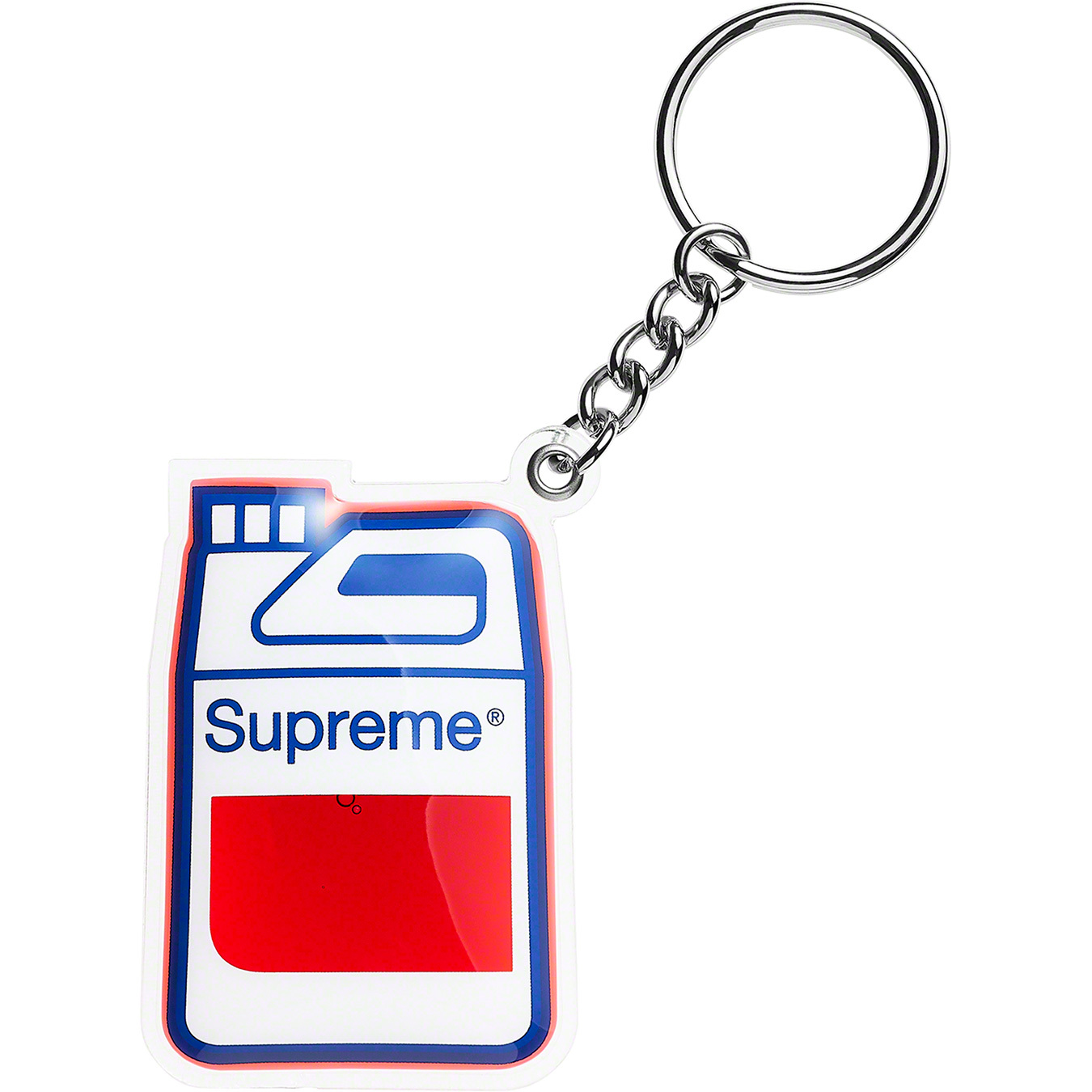 supreme jug keychain